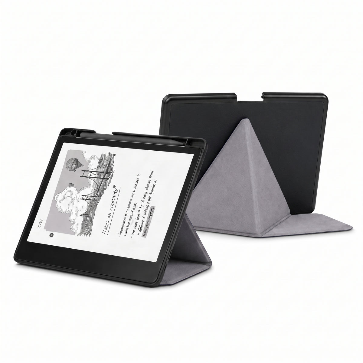 Dot Case For Kindle Scribe 2022/2024 Leather - Black
