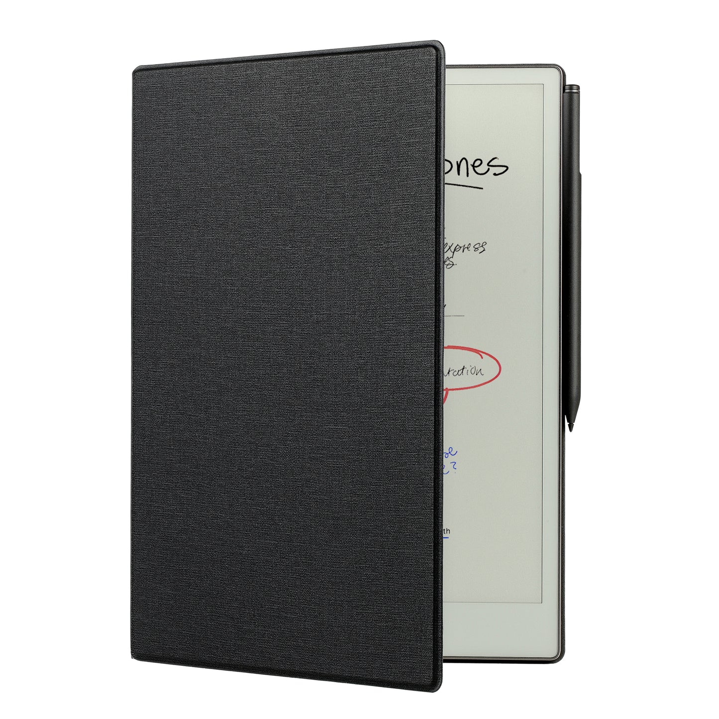 DOT Folio Case For reMarkable Paper Pro - Woven Leather Black
