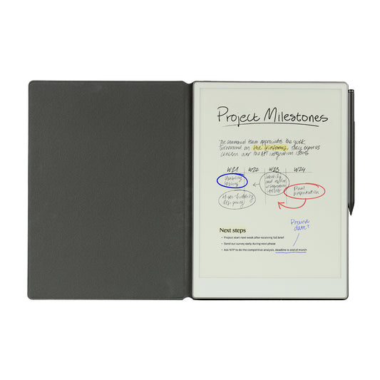 Dot Folio Case For ReMarkable Paper Pro - Leather Black